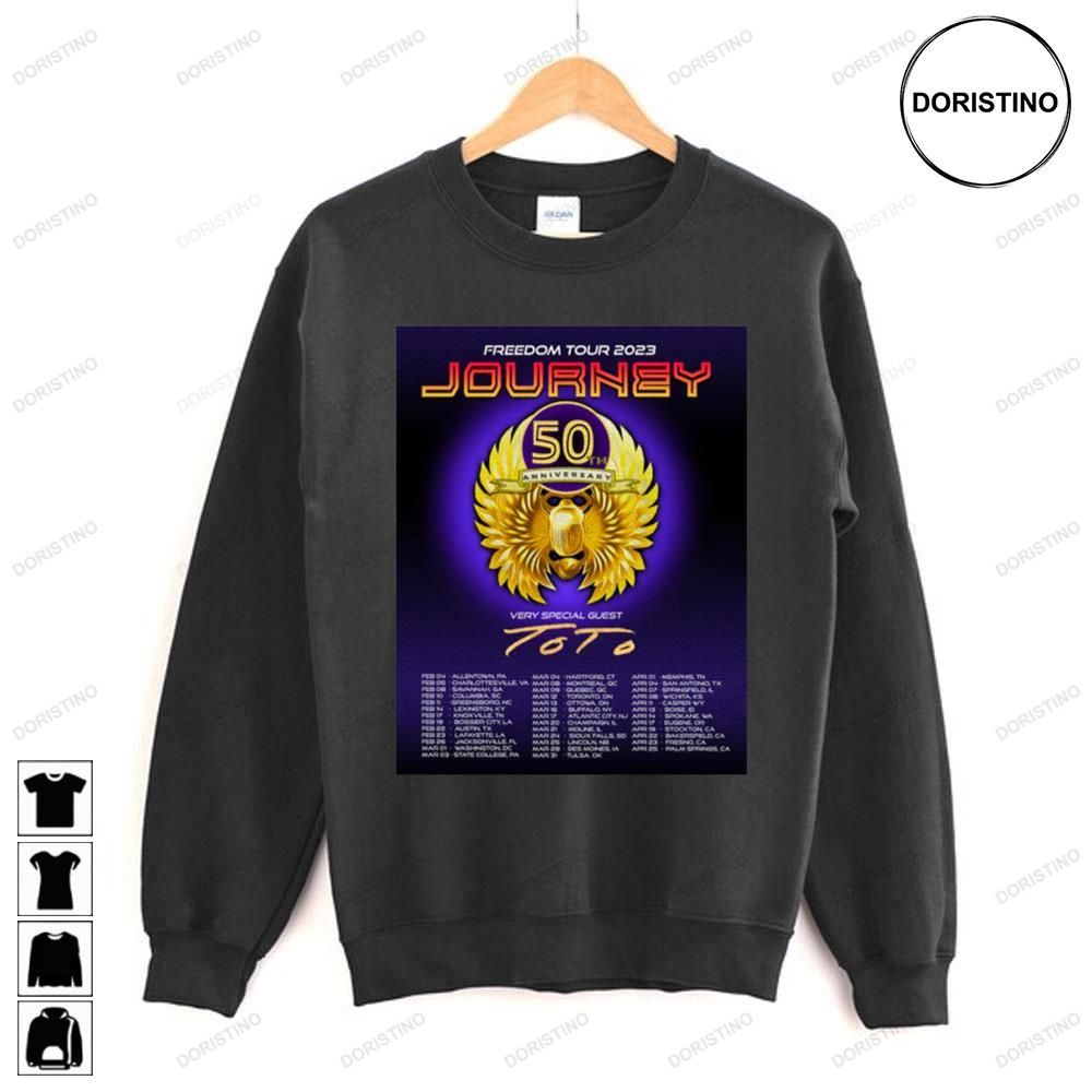 Freedom 2023 Tour Journeey Toto Awesome Shirts
